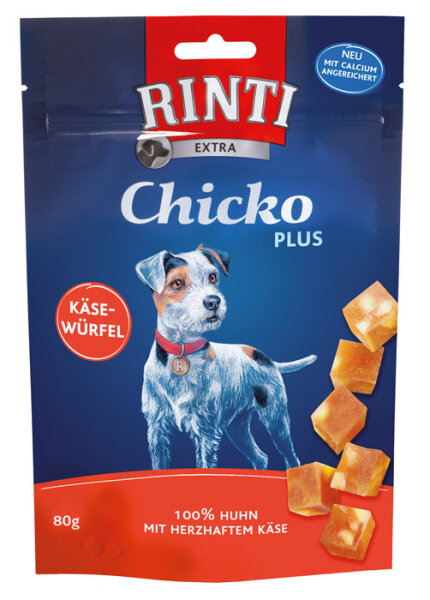 Rinti Chicko plus Käsewürfel 80g