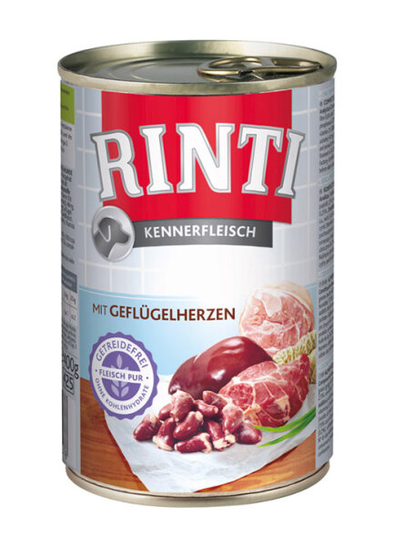 Rinti Kennerfleisch + Geflügelherzen 400g