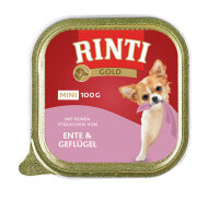 Rinti Gold Mini Ente & Geflügel 100g