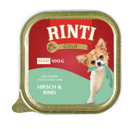 Rinti Gold Mini Hirsch & Rind 100g