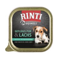 Rinti Feinest Geflügel Pur & Lachs 150g