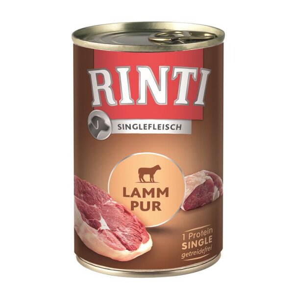 Rinti Singlefleisch Lamm Pur 400g