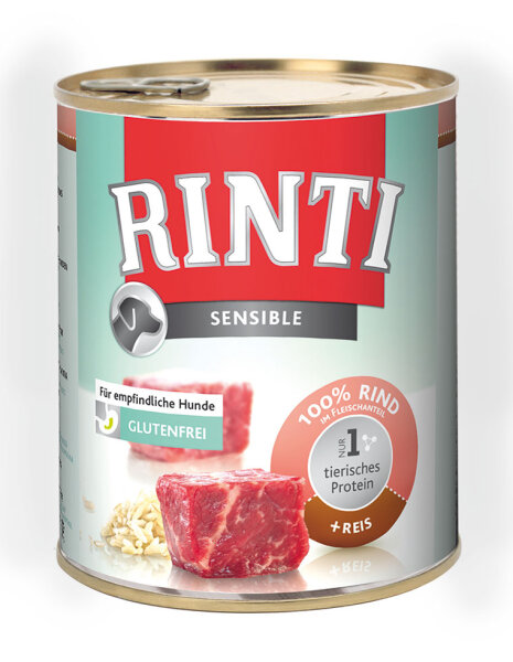 Rinti sensible Rind & Reis 800g