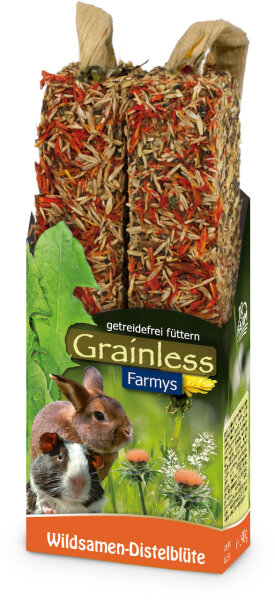 JR FARM Grainless Farmys Wildsamen-Distelblüten 140g (2 Stück)