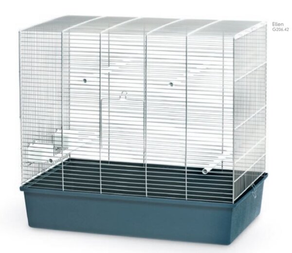 MPS Vogelheim "Ellen" blau/chrom (80x45x70cm)