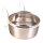 Trixie Napf mit Halter, Edelstahl, 300ml/ Ø9 cm