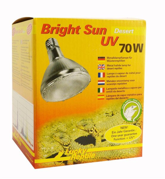 Lucky Reptile Bright Sun UV Desert 70W