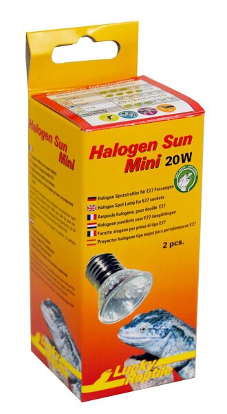 Lucky Reptile Halogen Sun Mini 20W Doppelpack E-27 Fassung
