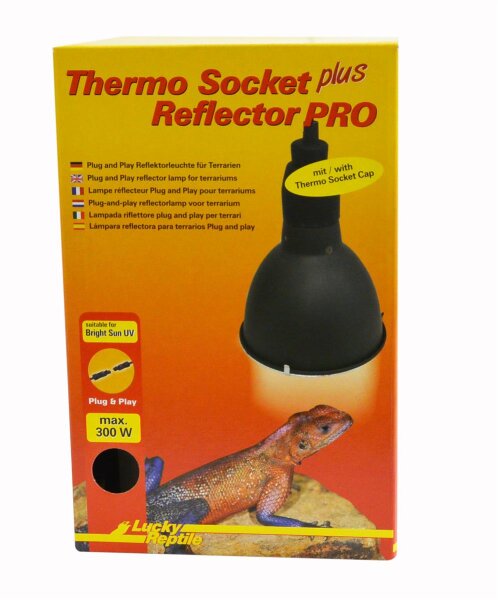 Lucky Reptile Thermo Socket plus Reflector PRO, klein "schwarz"